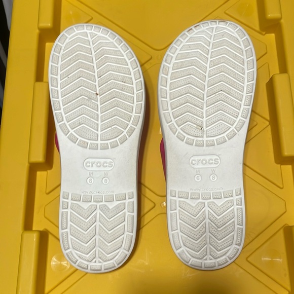 Pink Croc flip flops - Picture 3 of 6